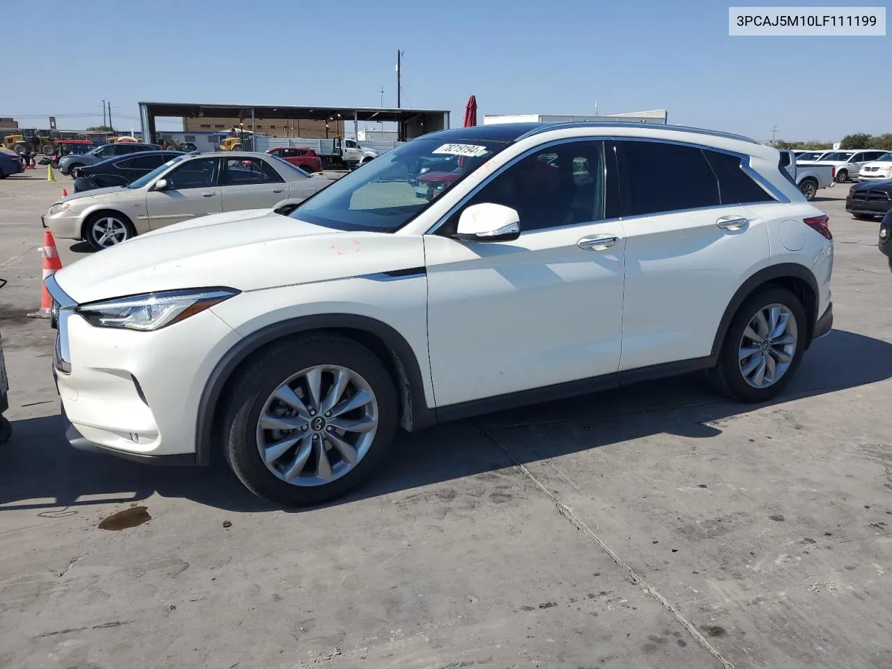 2020 Infiniti Qx50 Pure VIN: 3PCAJ5M10LF111199 Lot: 78219194