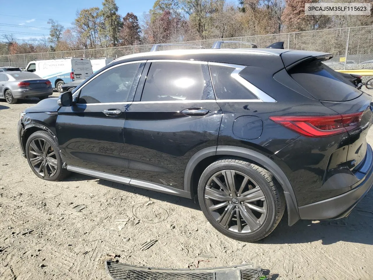 2020 Infiniti Qx50 Pure VIN: 3PCAJ5M35LF115623 Lot: 79328114