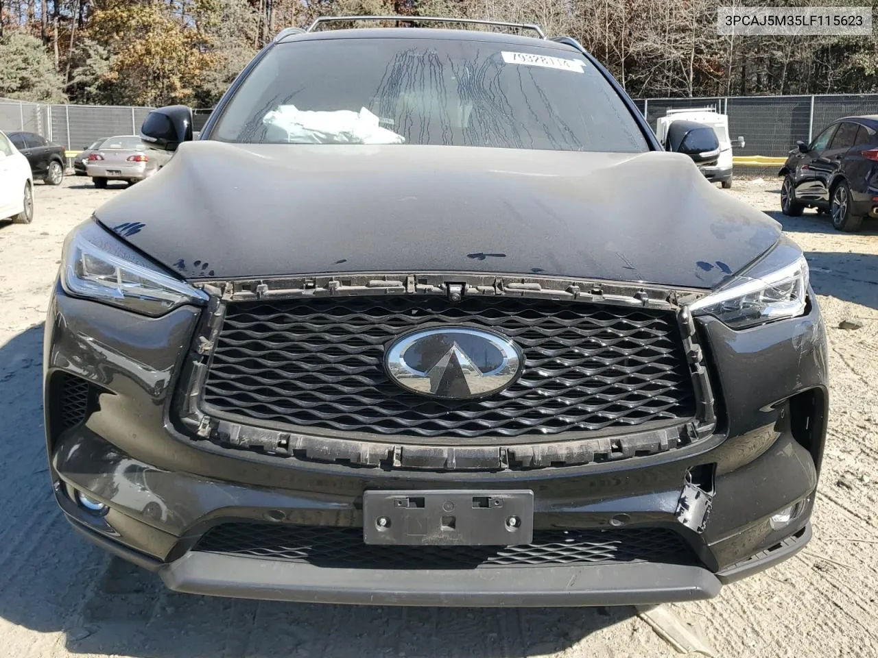 2020 Infiniti Qx50 Pure VIN: 3PCAJ5M35LF115623 Lot: 79328114