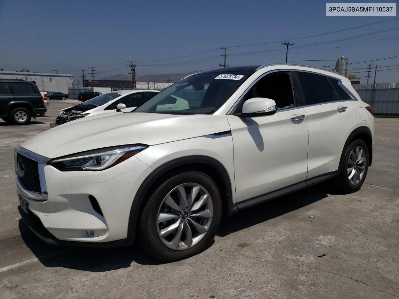 3PCAJ5BA5MF110537 2021 Infiniti Qx50 Luxe