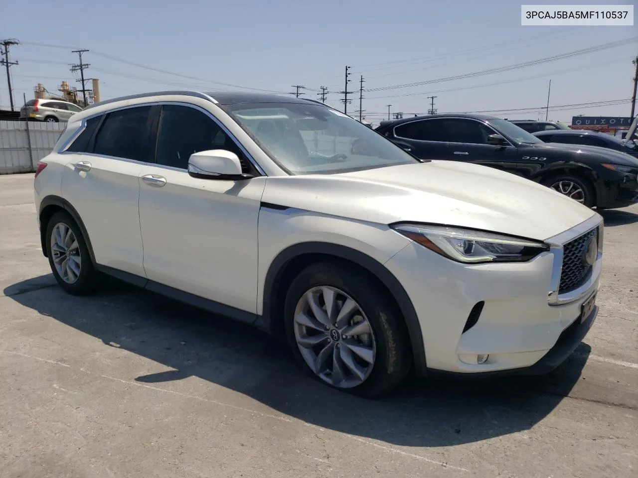 2021 Infiniti Qx50 Luxe VIN: 3PCAJ5BA5MF110537 Lot: 57083734