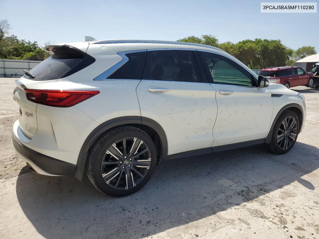 2021 Infiniti Qx50 Luxe VIN: 3PCAJ5BA5MF110280 Lot: 61340954