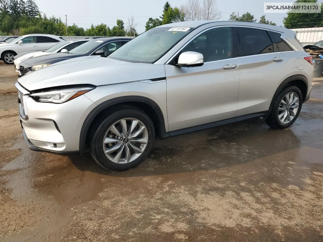 2021 Infiniti Qx50 Pure VIN: 3PCAJ5AB6MF124120 Lot: 62116164