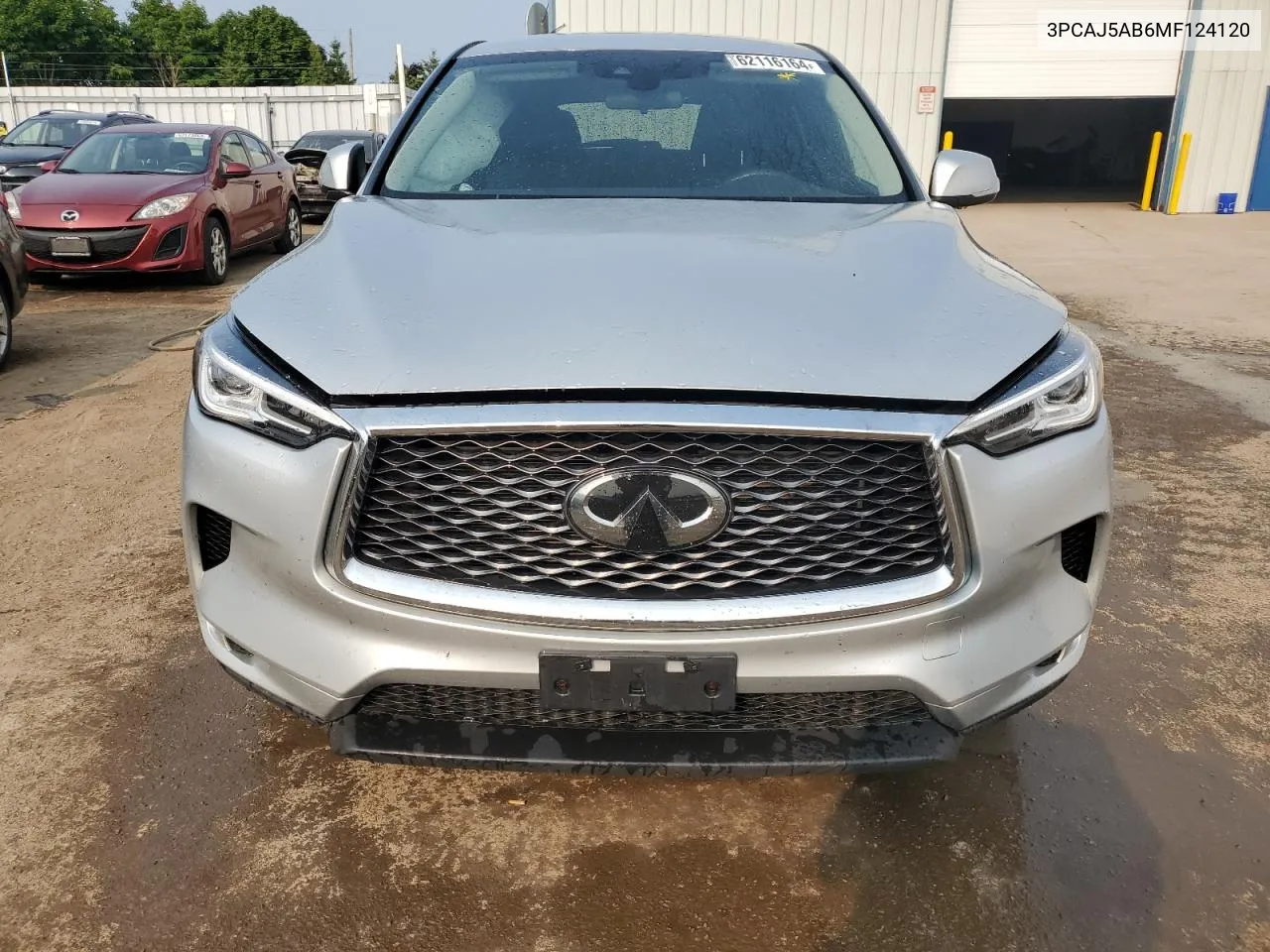 2021 Infiniti Qx50 Pure VIN: 3PCAJ5AB6MF124120 Lot: 62116164