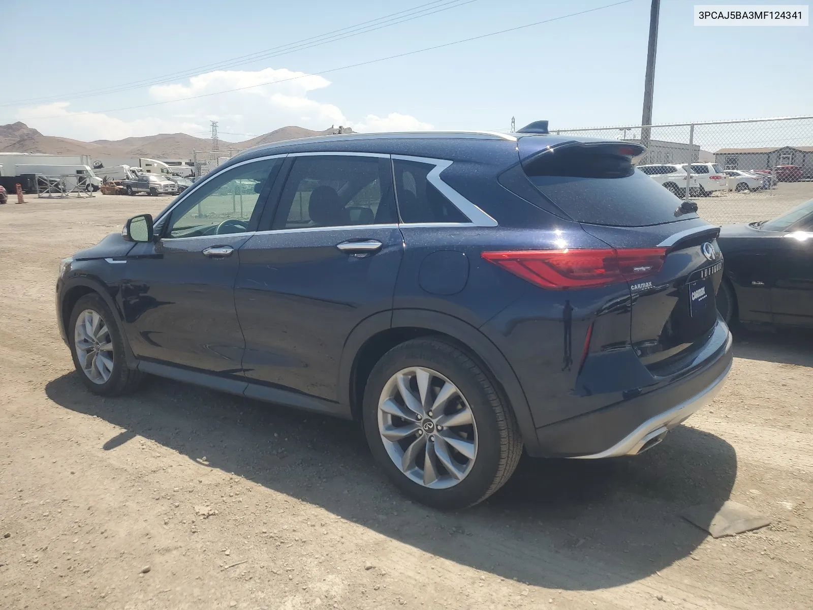 2021 Infiniti Qx50 Luxe VIN: 3PCAJ5BA3MF124341 Lot: 63897224