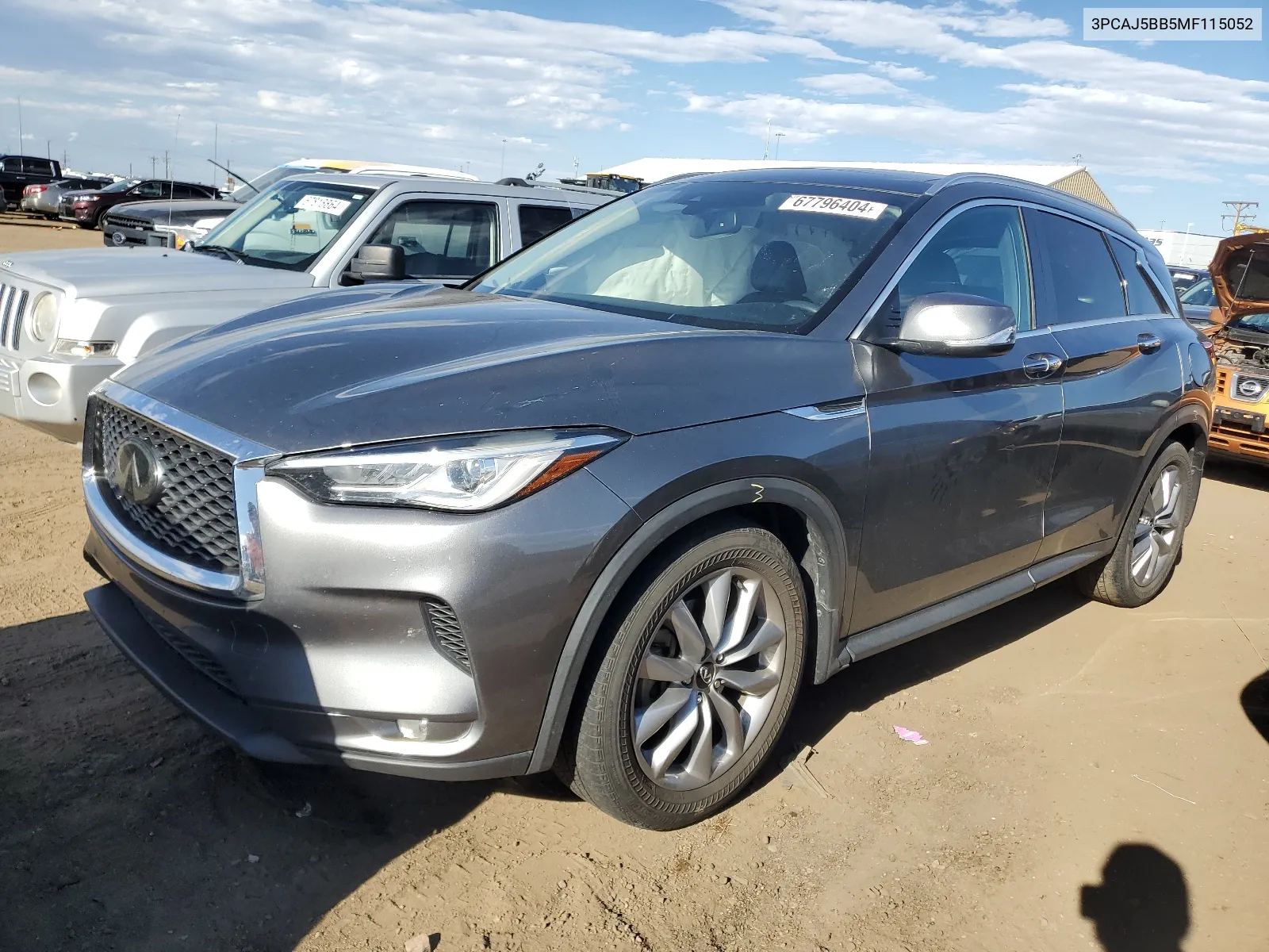 3PCAJ5BB5MF115052 2021 Infiniti Qx50 Luxe