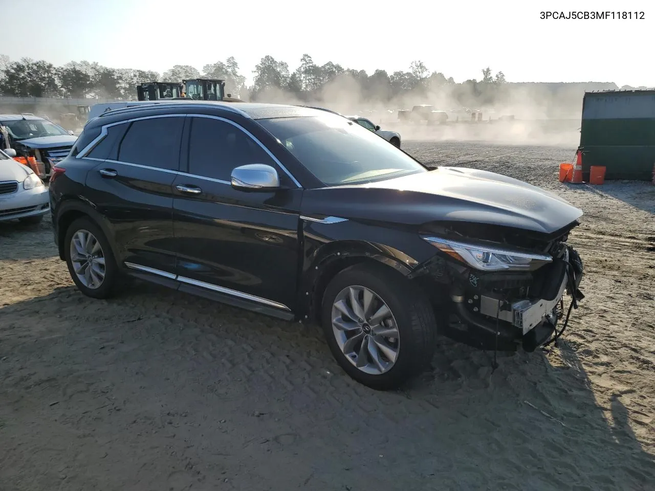 2021 Infiniti Qx50 Essential VIN: 3PCAJ5CB3MF118112 Lot: 69484394