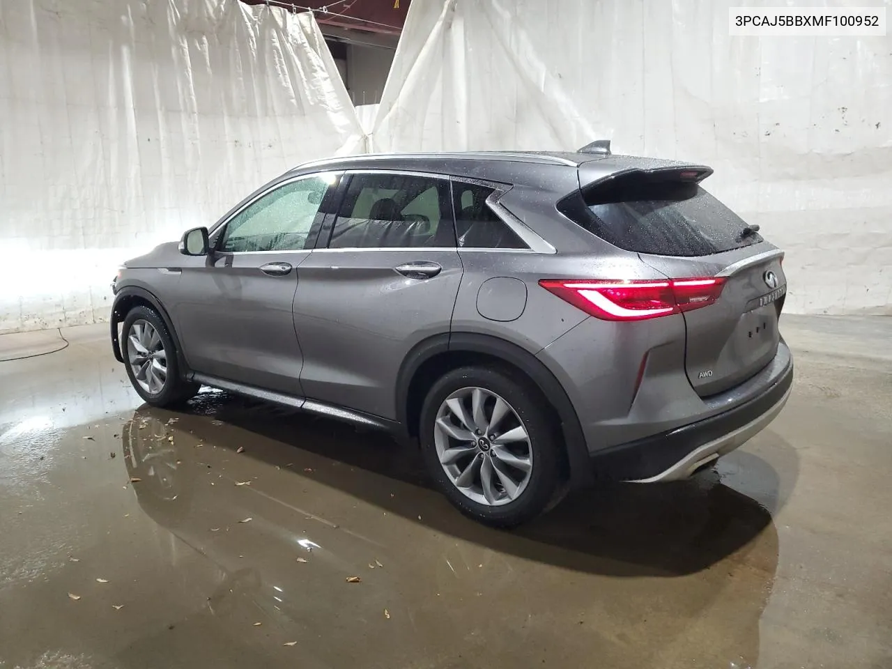 2021 Infiniti Qx50 Luxe VIN: 3PCAJ5BBXMF100952 Lot: 74452194