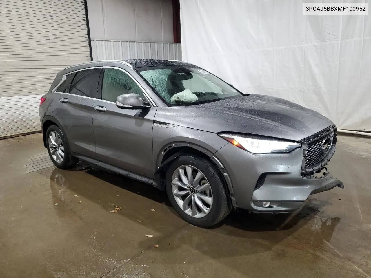 2021 Infiniti Qx50 Luxe VIN: 3PCAJ5BBXMF100952 Lot: 74452194