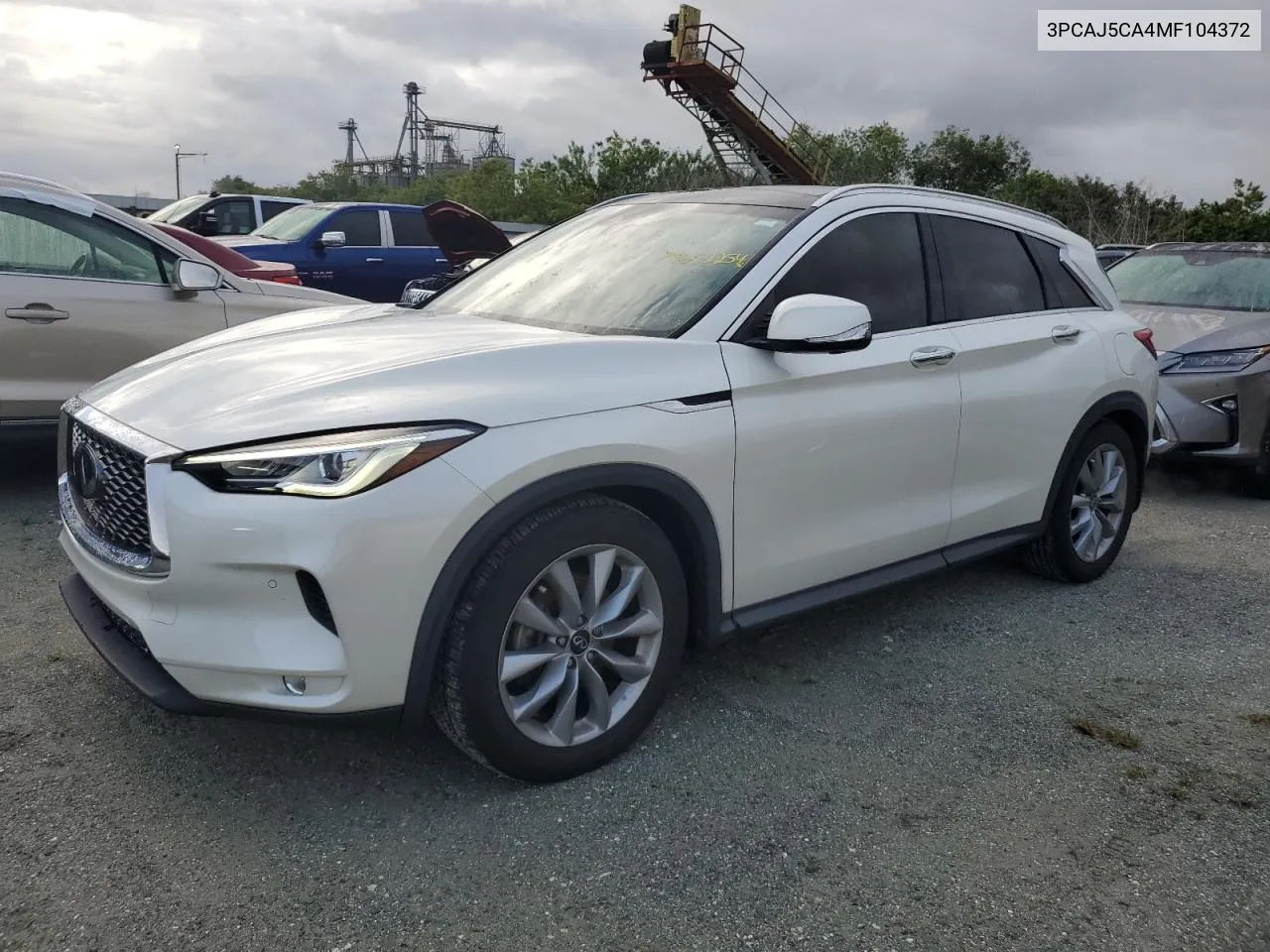 2021 Infiniti Qx50 Essential VIN: 3PCAJ5CA4MF104372 Lot: 74632254