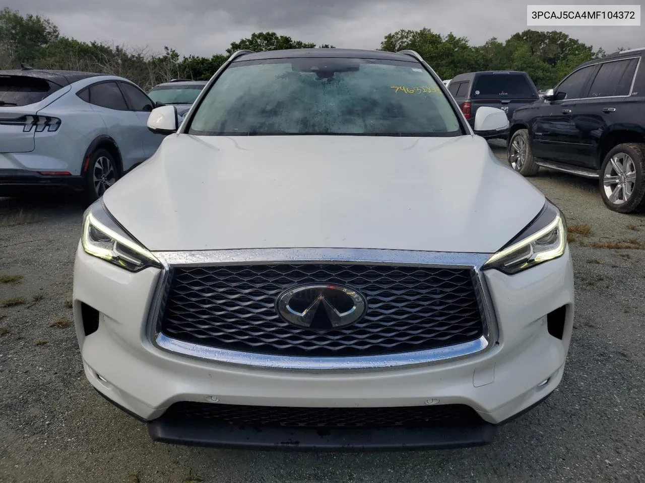 2021 Infiniti Qx50 Essential VIN: 3PCAJ5CA4MF104372 Lot: 74632254