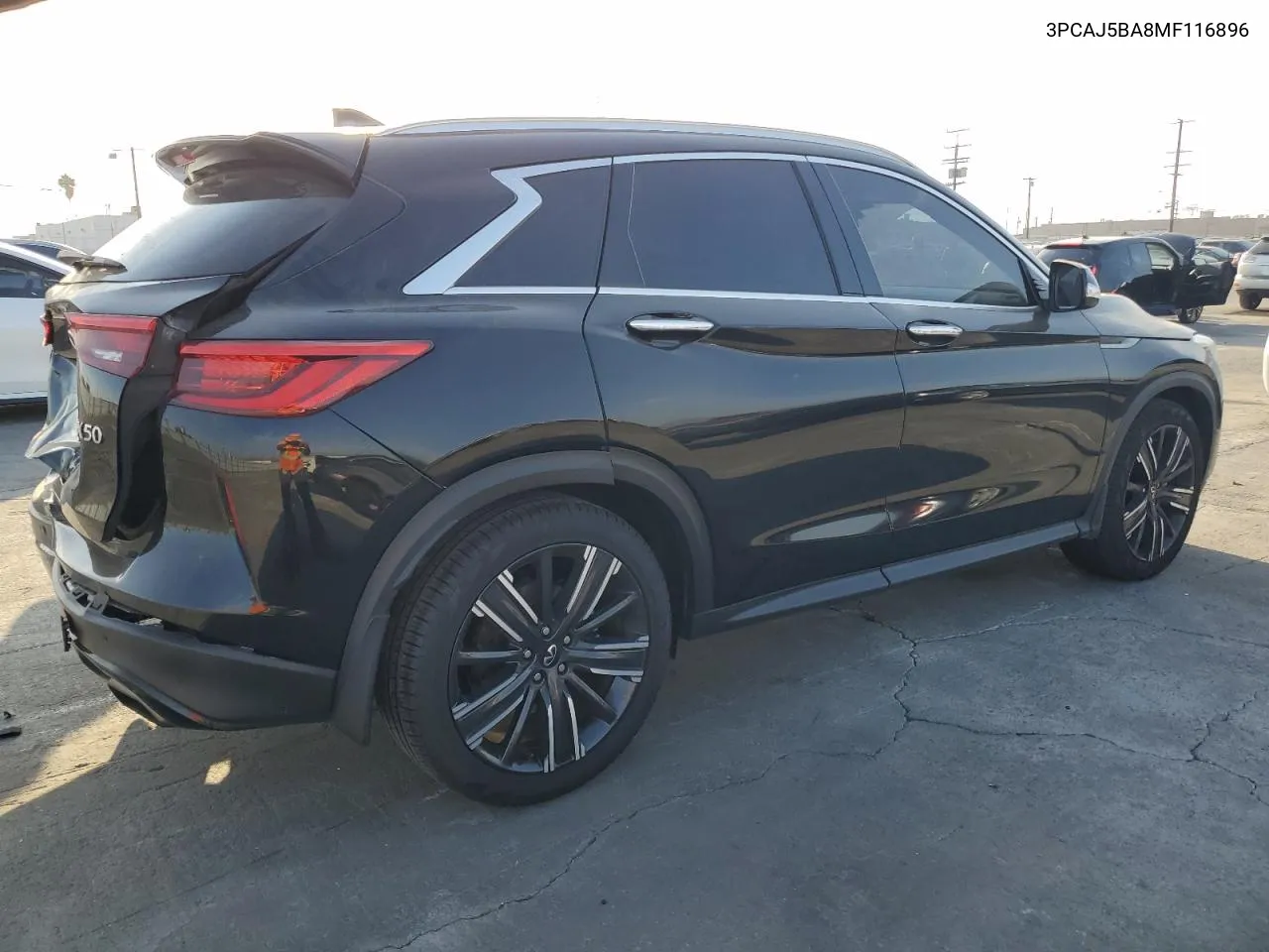 2021 Infiniti Qx50 Luxe VIN: 3PCAJ5BA8MF116896 Lot: 74708684