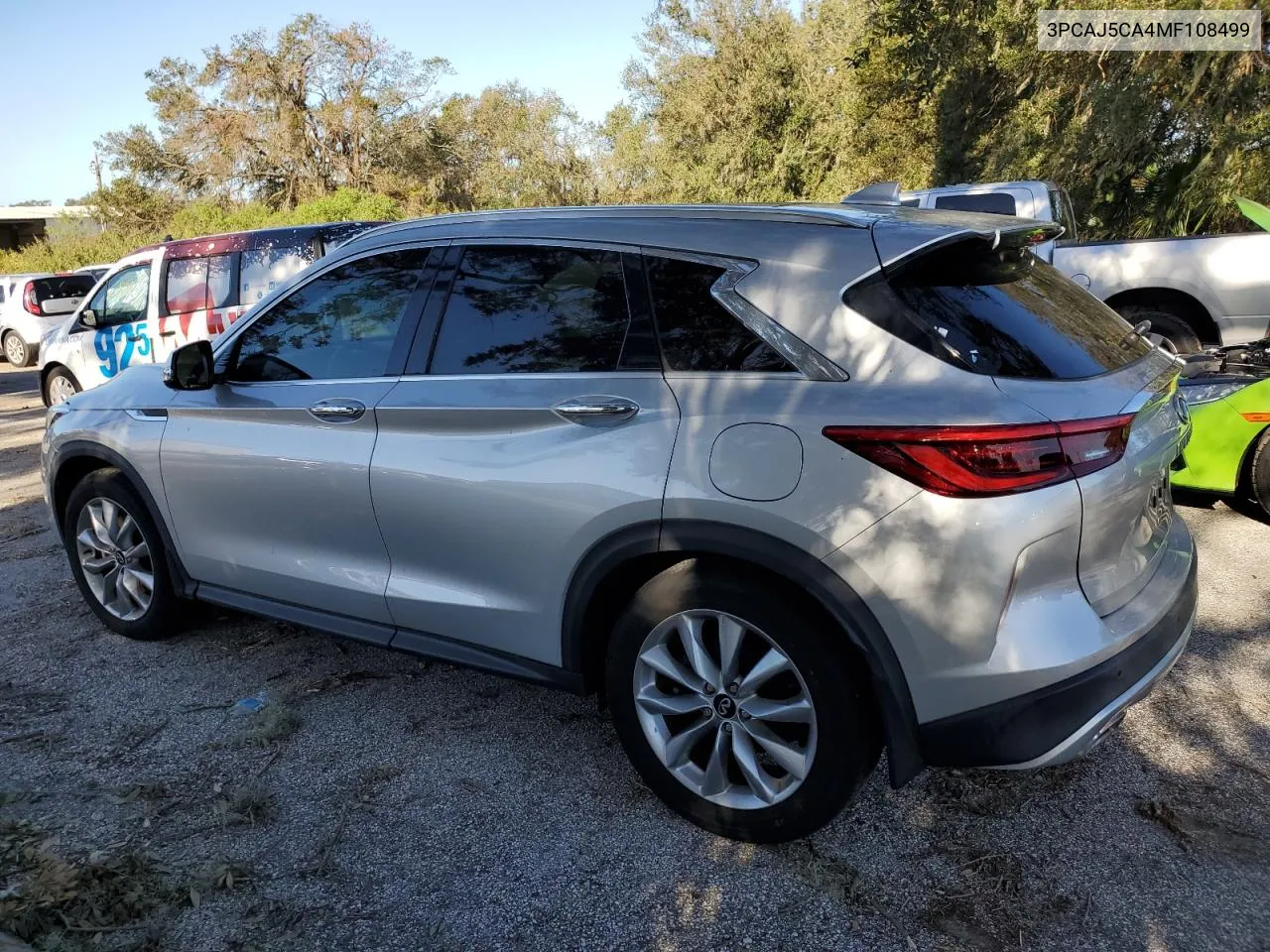 2021 Infiniti Qx50 Essential VIN: 3PCAJ5CA4MF108499 Lot: 74931304