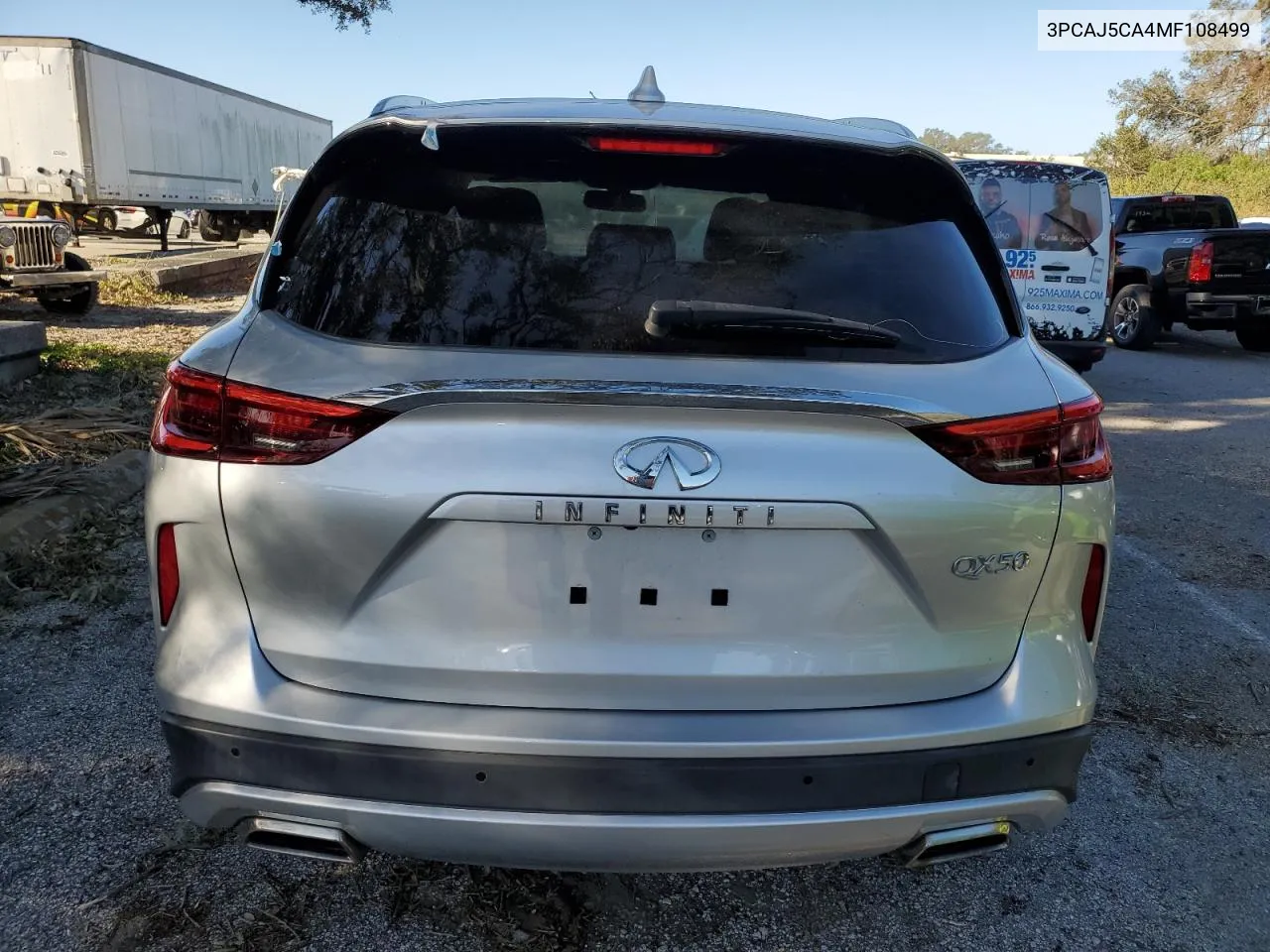 2021 Infiniti Qx50 Essential VIN: 3PCAJ5CA4MF108499 Lot: 74931304