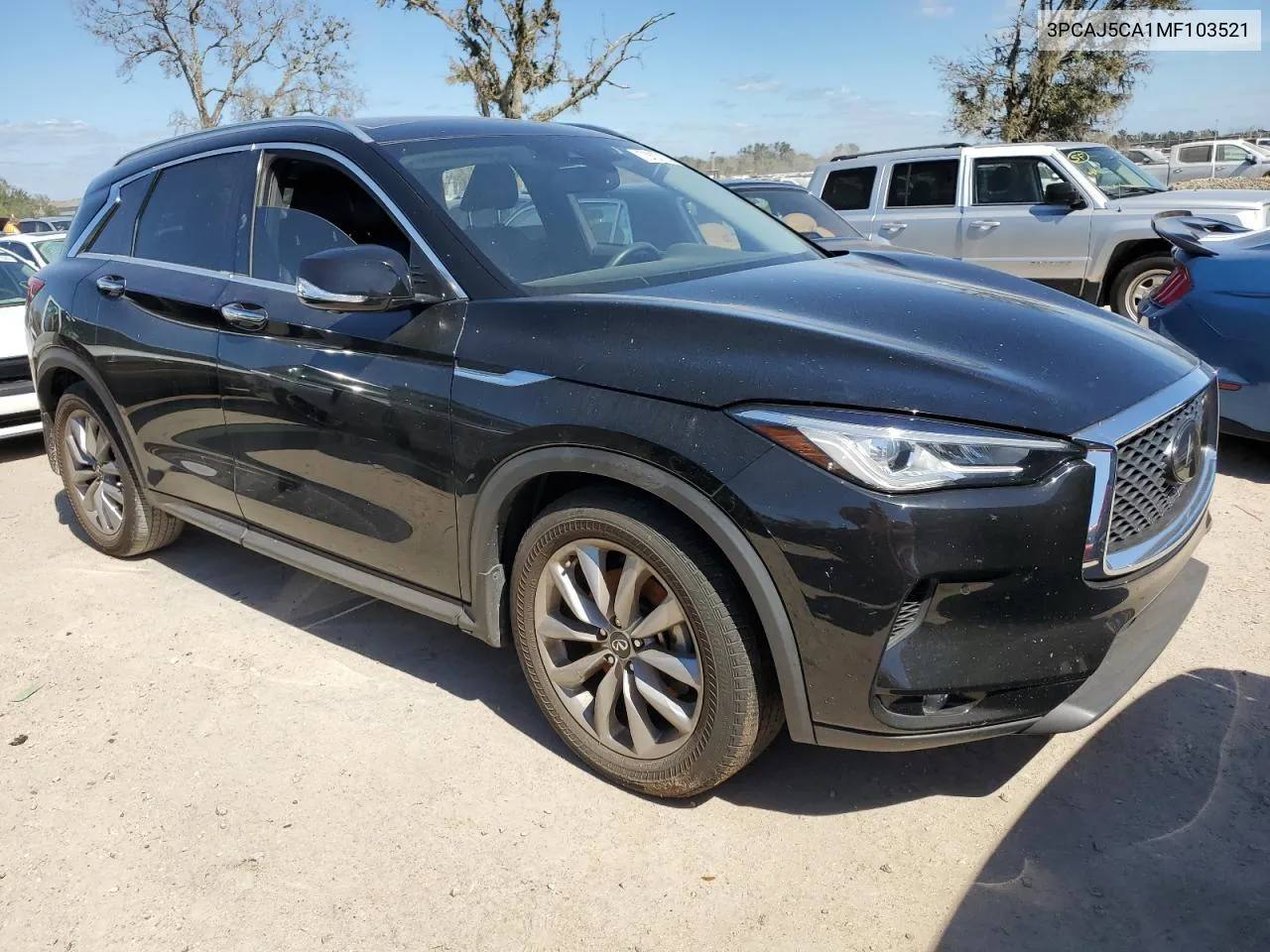 3PCAJ5CA1MF103521 2021 Infiniti Qx50 Essential