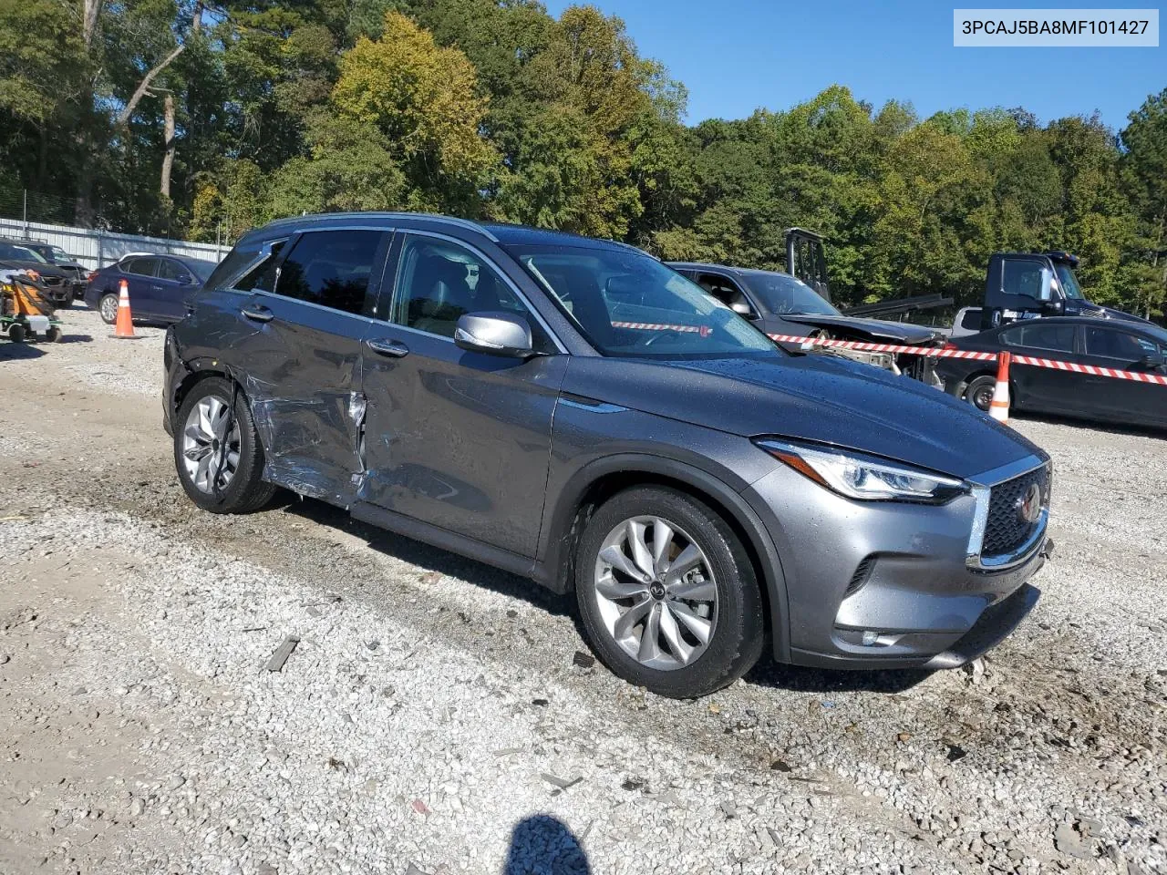 3PCAJ5BA8MF101427 2021 Infiniti Qx50 Luxe