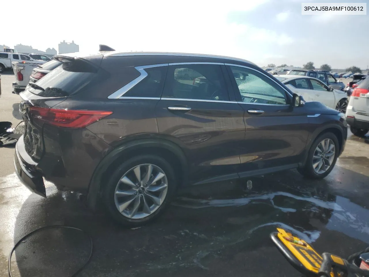 2021 Infiniti Qx50 Luxe VIN: 3PCAJ5BA9MF100612 Lot: 77839674