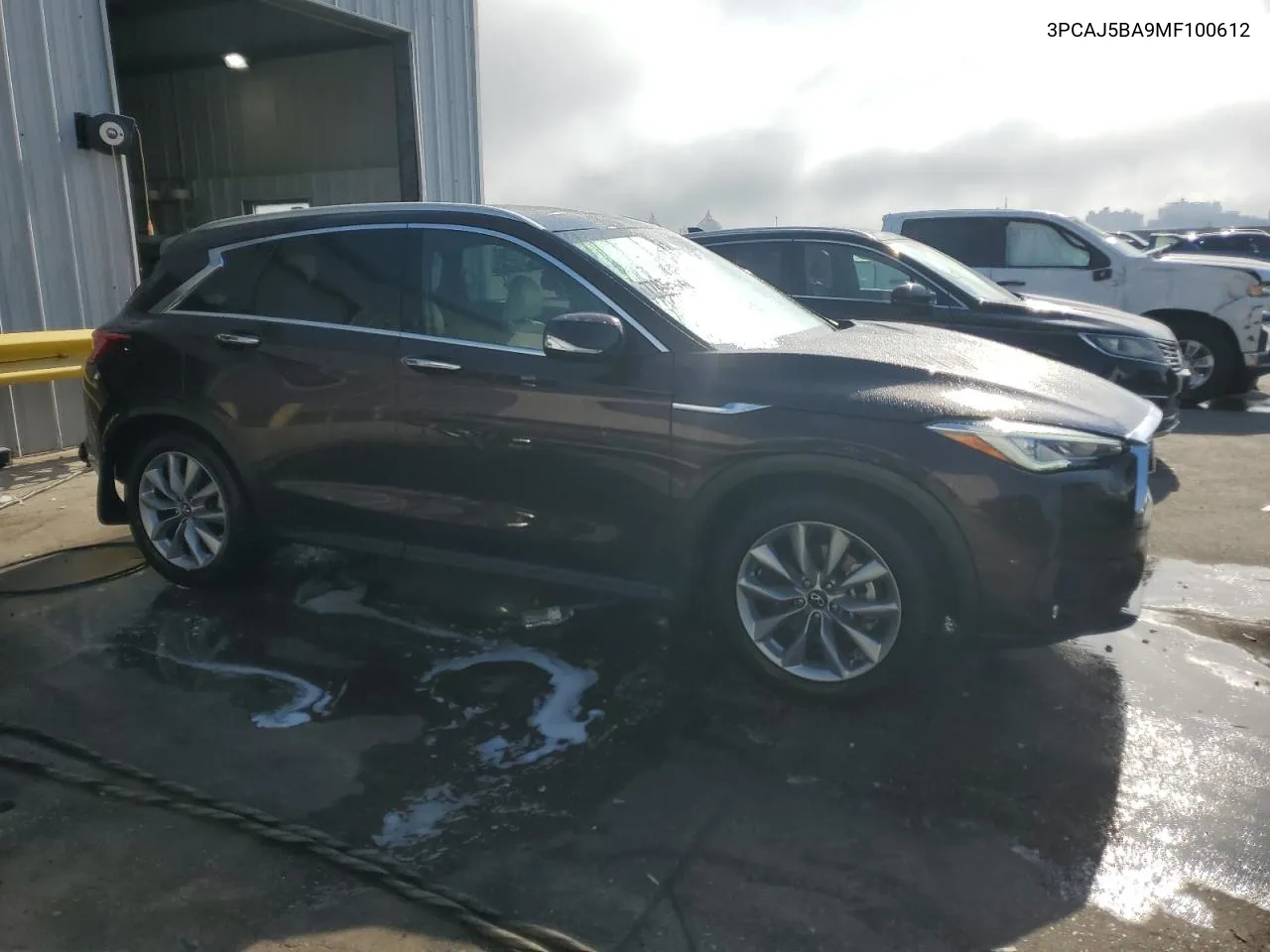 2021 Infiniti Qx50 Luxe VIN: 3PCAJ5BA9MF100612 Lot: 77839674