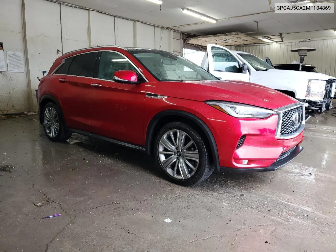 2021 Infiniti Qx50 Essential VIN: 3PCAJ5CA2MF104869 Lot: 80886584