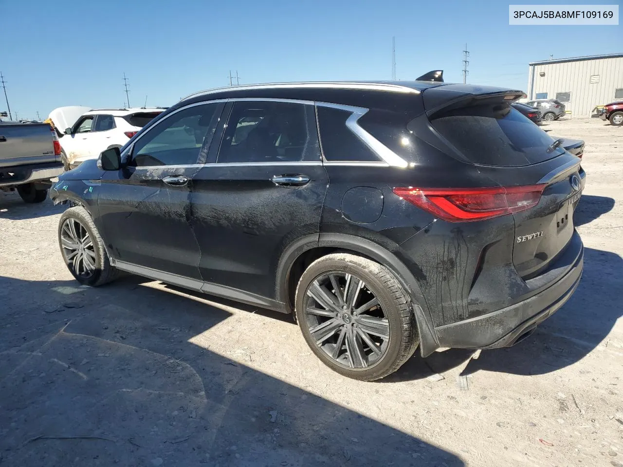 2021 Infiniti Qx50 Luxe VIN: 3PCAJ5BA8MF109169 Lot: 81536694