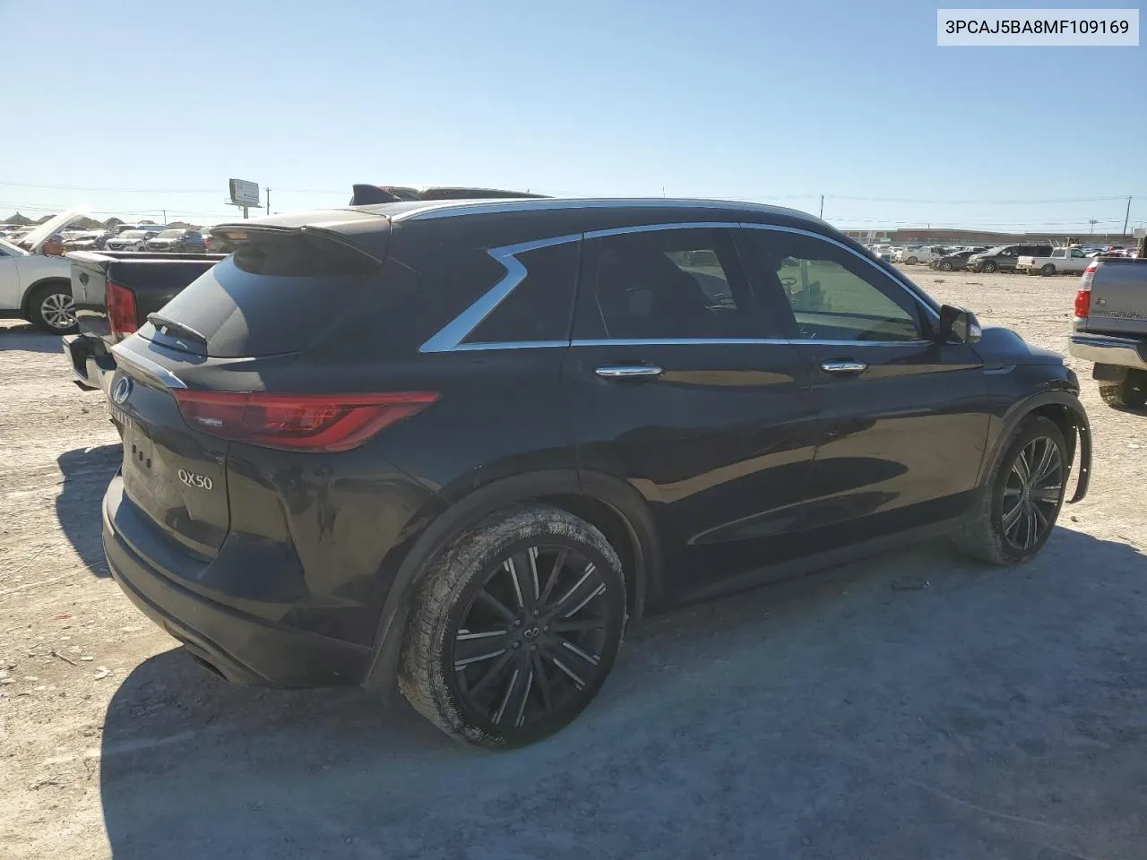 2021 Infiniti Qx50 Luxe VIN: 3PCAJ5BA8MF109169 Lot: 81536694