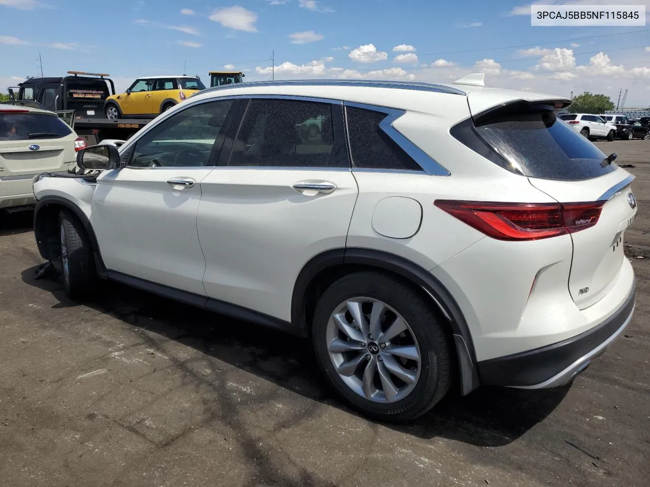 2022 Infiniti Qx50 Luxe VIN: 3PCAJ5BB5NF115845 Lot: 66607914