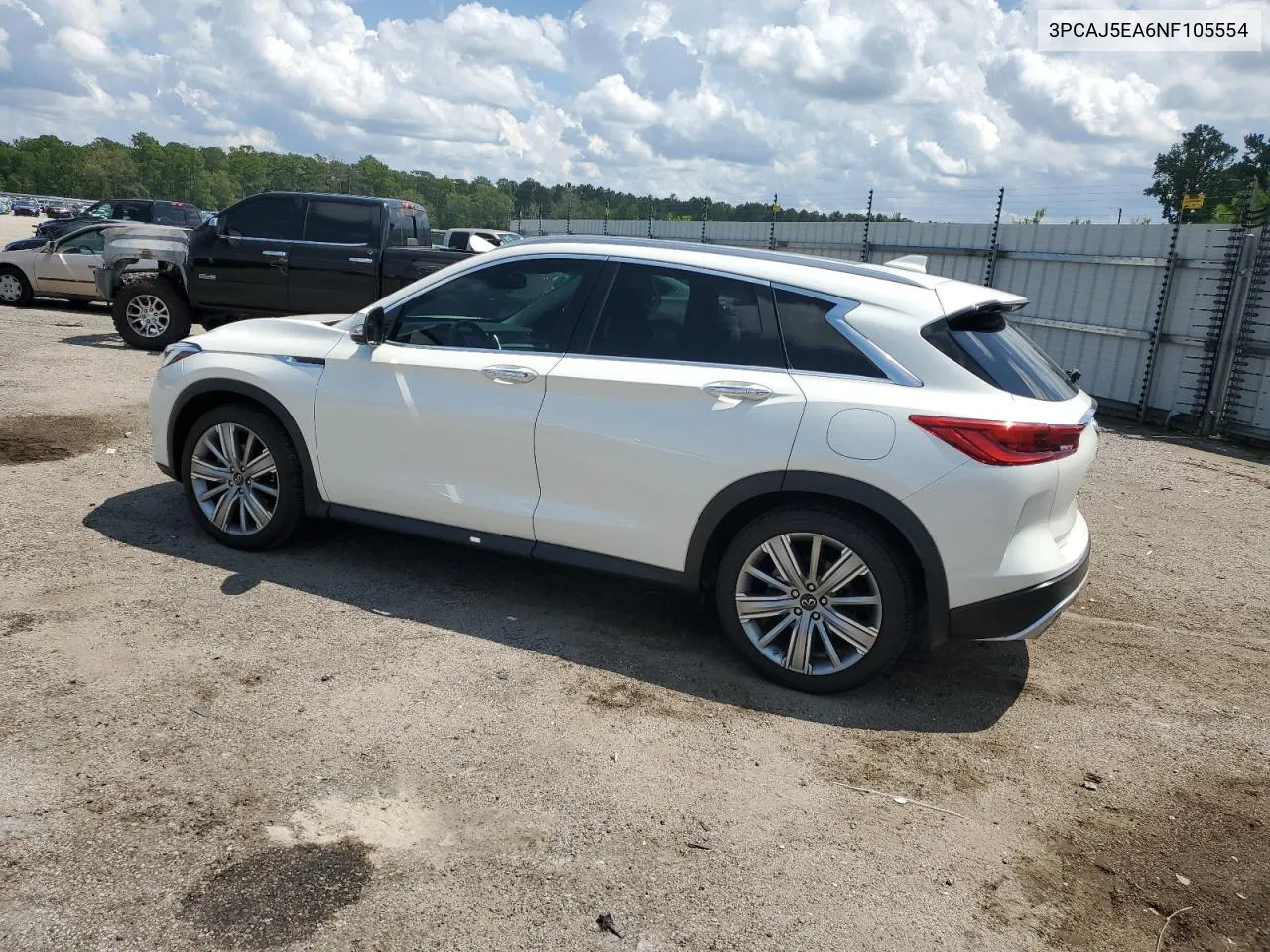 2022 Infiniti Qx50 Sensory VIN: 3PCAJ5EA6NF105554 Lot: 67573574