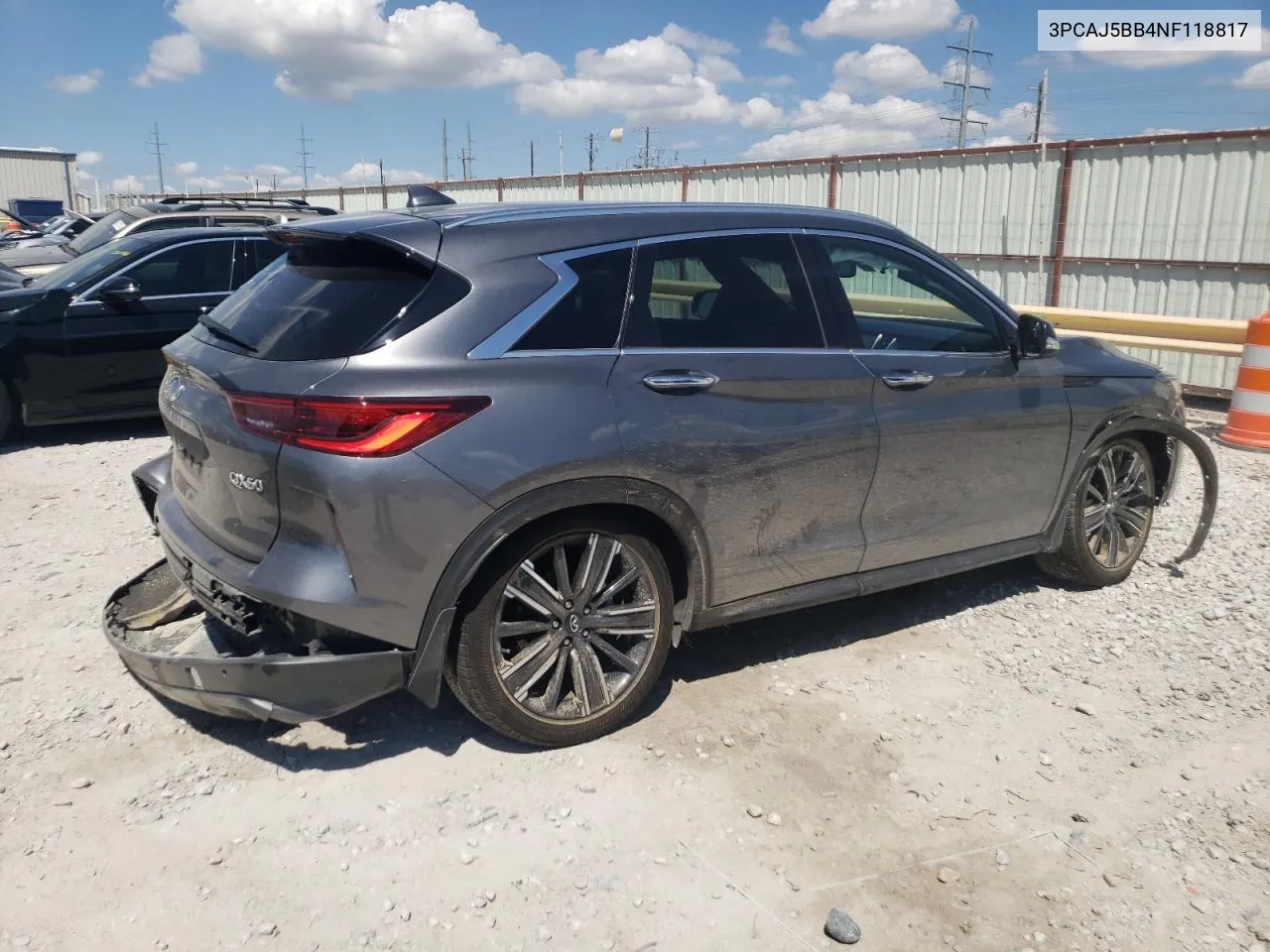 3PCAJ5BB4NF118817 2022 Infiniti Qx50 Luxe