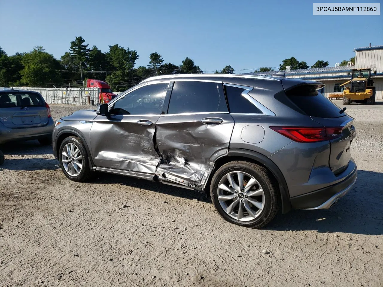 2022 Infiniti Qx50 Luxe VIN: 3PCAJ5BA9NF112860 Lot: 70190044