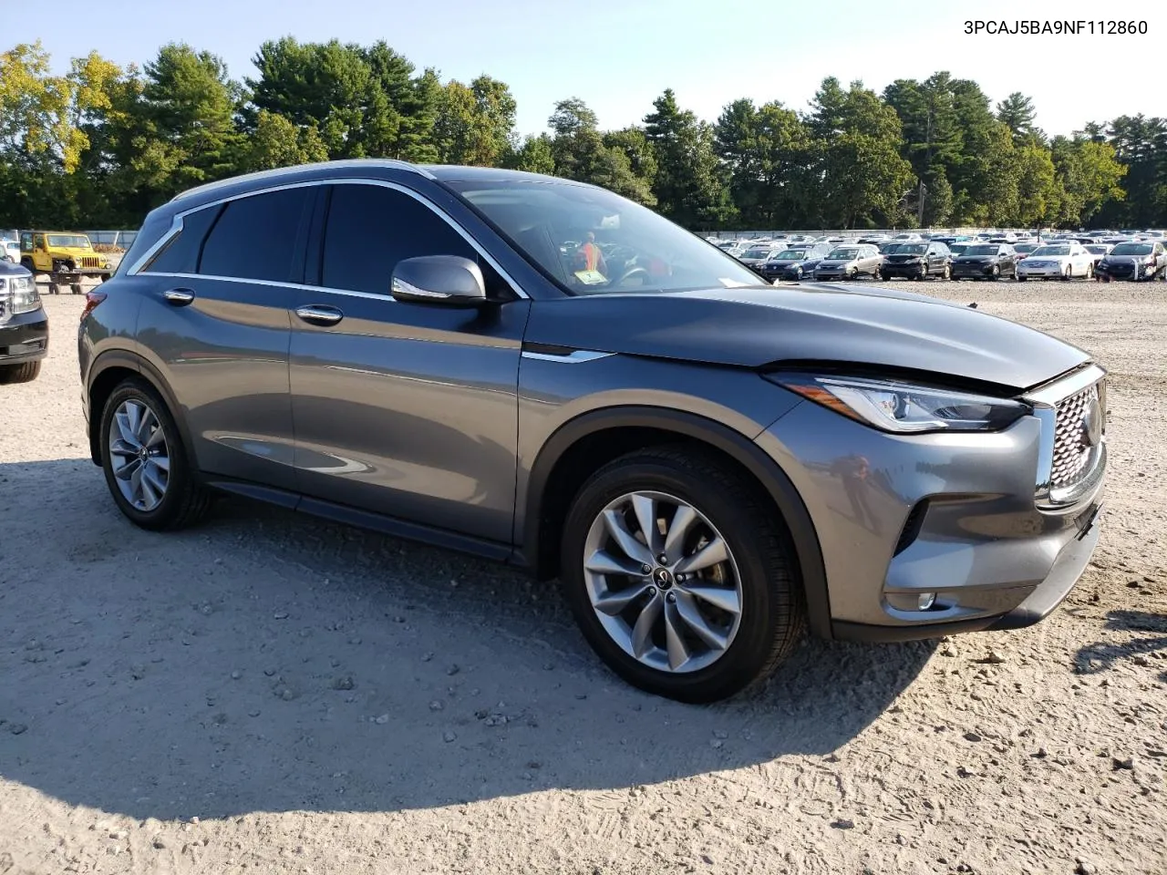 2022 Infiniti Qx50 Luxe VIN: 3PCAJ5BA9NF112860 Lot: 70190044