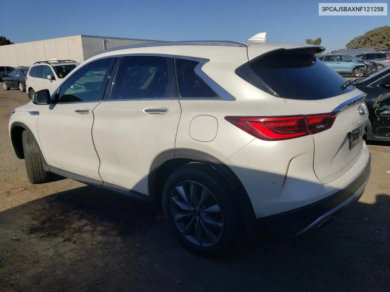 2022 Infiniti Qx50 Luxe VIN: 3PCAJ5BAXNF121258 Lot: 78005704