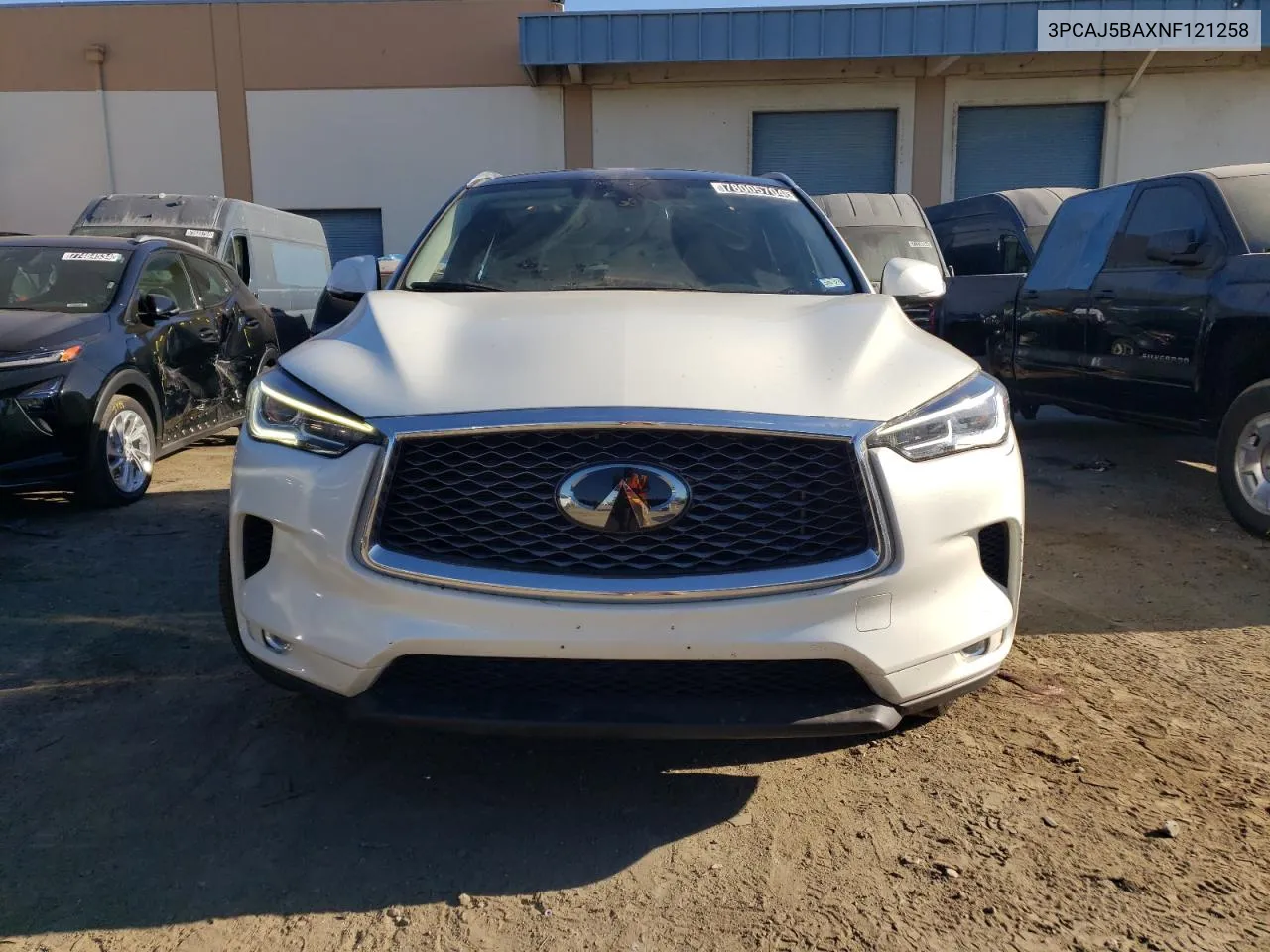 2022 Infiniti Qx50 Luxe VIN: 3PCAJ5BAXNF121258 Lot: 78005704