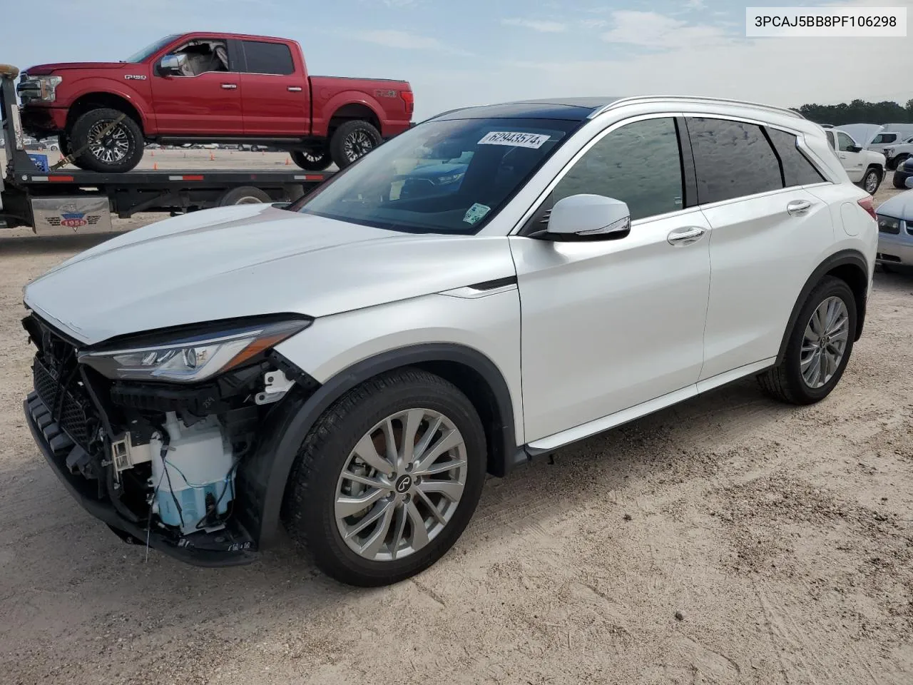 2023 Infiniti Qx50 Luxe VIN: 3PCAJ5BB8PF106298 Lot: 62943574