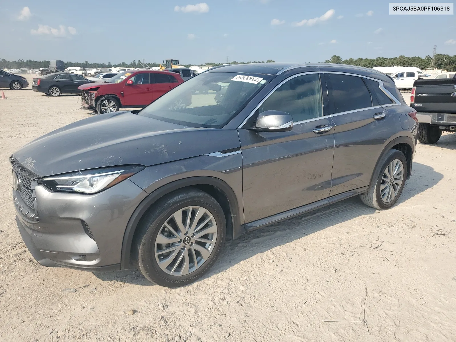 2023 Infiniti Qx50 Luxe VIN: 3PCAJ5BA0PF106318 Lot: 69030664