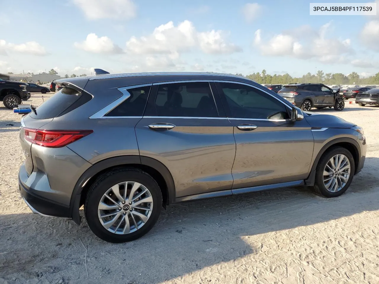 2023 Infiniti Qx50 Luxe VIN: 3PCAJ5BB4PF117539 Lot: 72336404