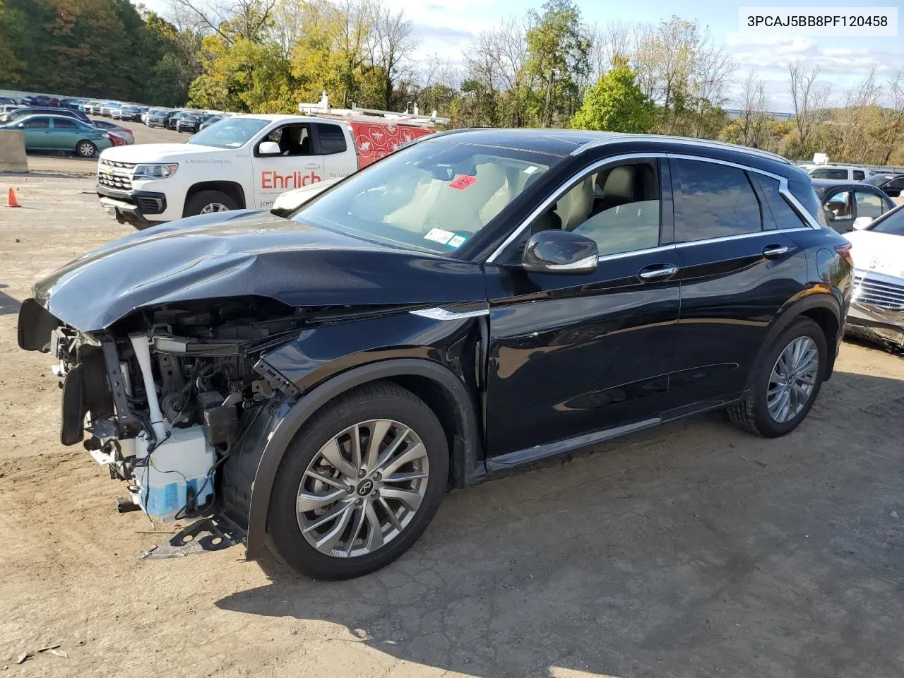 2023 Infiniti Qx50 Luxe VIN: 3PCAJ5BB8PF120458 Lot: 74604944