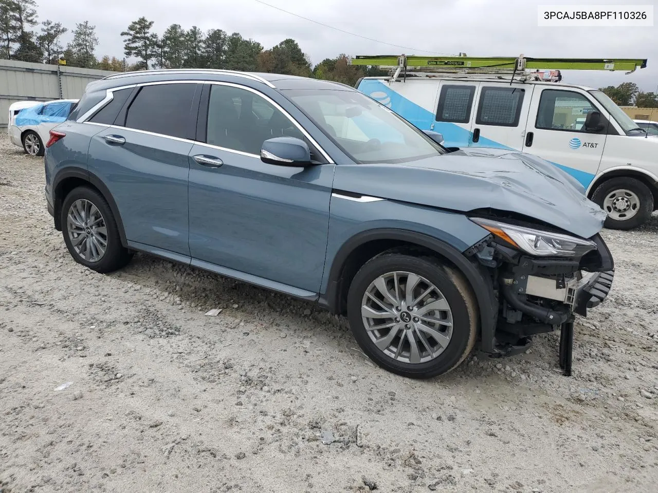 2023 Infiniti Qx50 Luxe VIN: 3PCAJ5BA8PF110326 Lot: 79599454