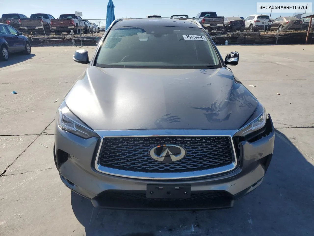 2024 Infiniti Qx50 Luxe VIN: 3PCAJ5BA8RF103766 Lot: 76478054