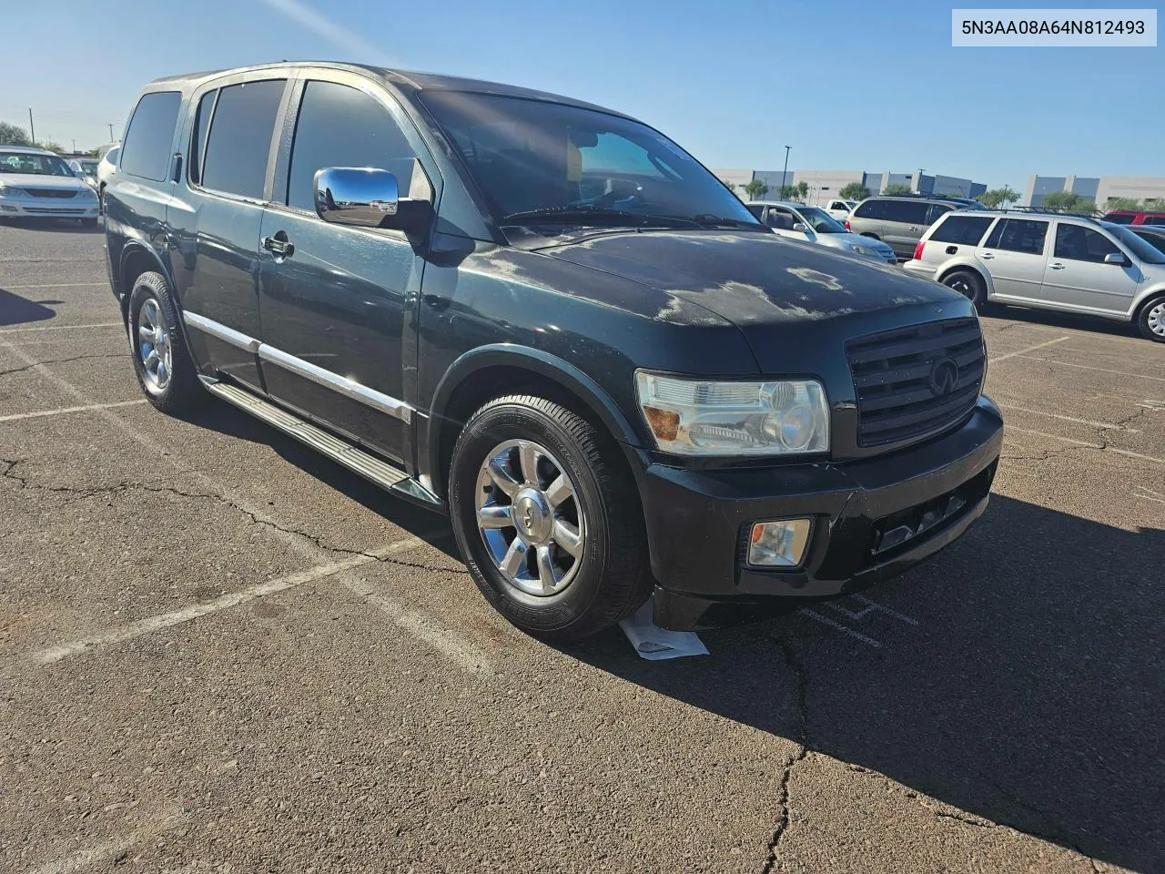 2004 Infiniti Qx56 VIN: 5N3AA08A64N812493 Lot: 77486754