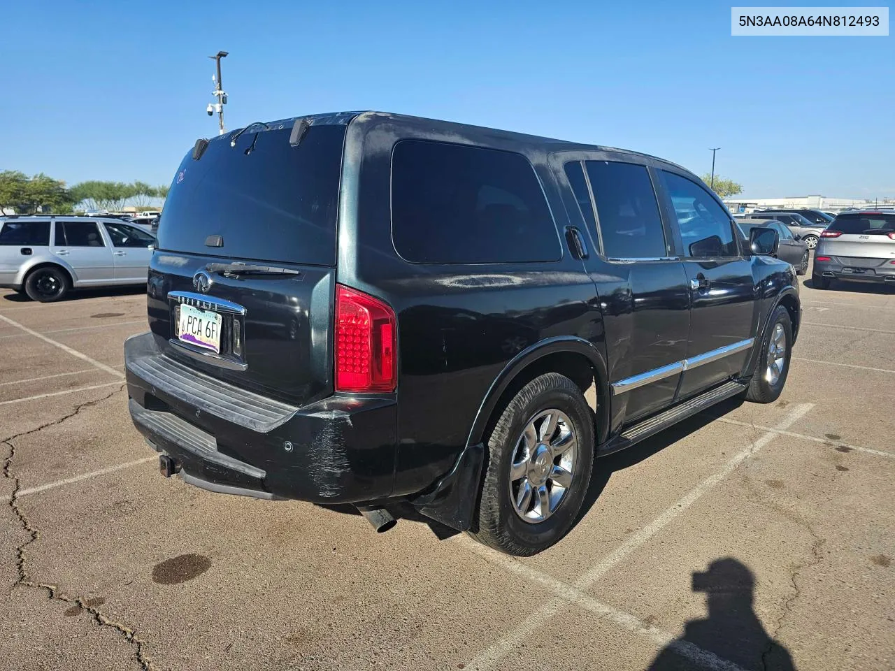 2004 Infiniti Qx56 VIN: 5N3AA08A64N812493 Lot: 77486754