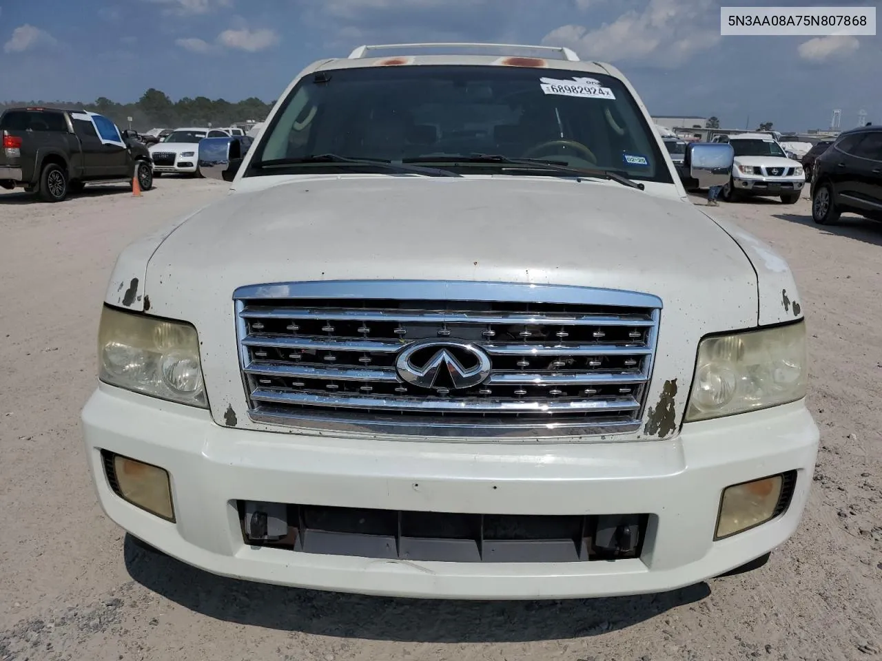 2005 Infiniti Qx56 VIN: 5N3AA08A75N807868 Lot: 68982924