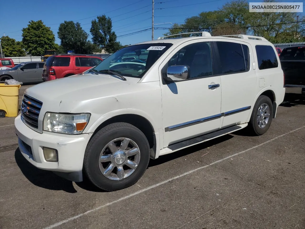 2005 Infiniti Qx56 VIN: 5N3AA08C25N805477 Lot: 74199494