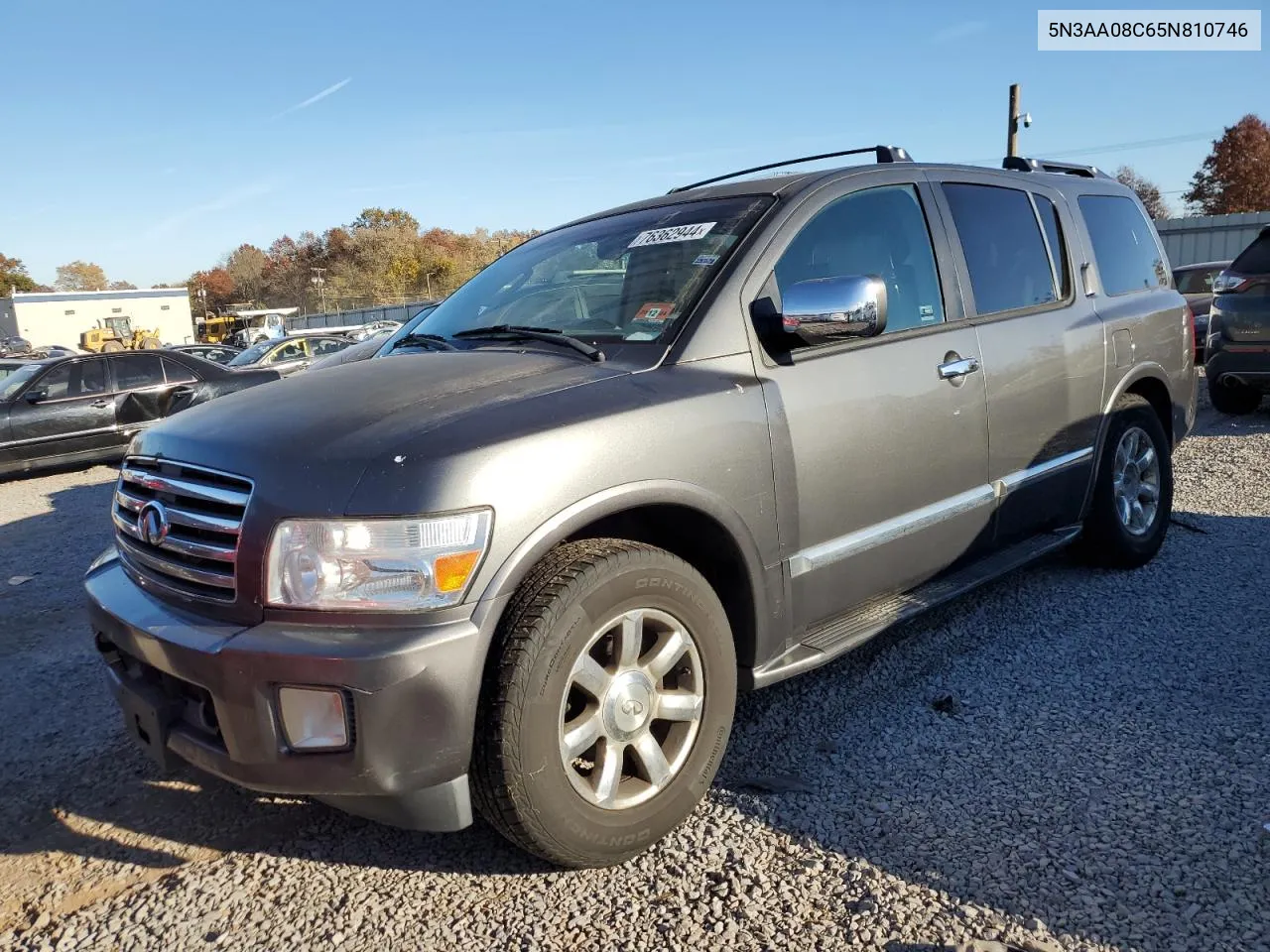 2005 Infiniti Qx56 VIN: 5N3AA08C65N810746 Lot: 76362944