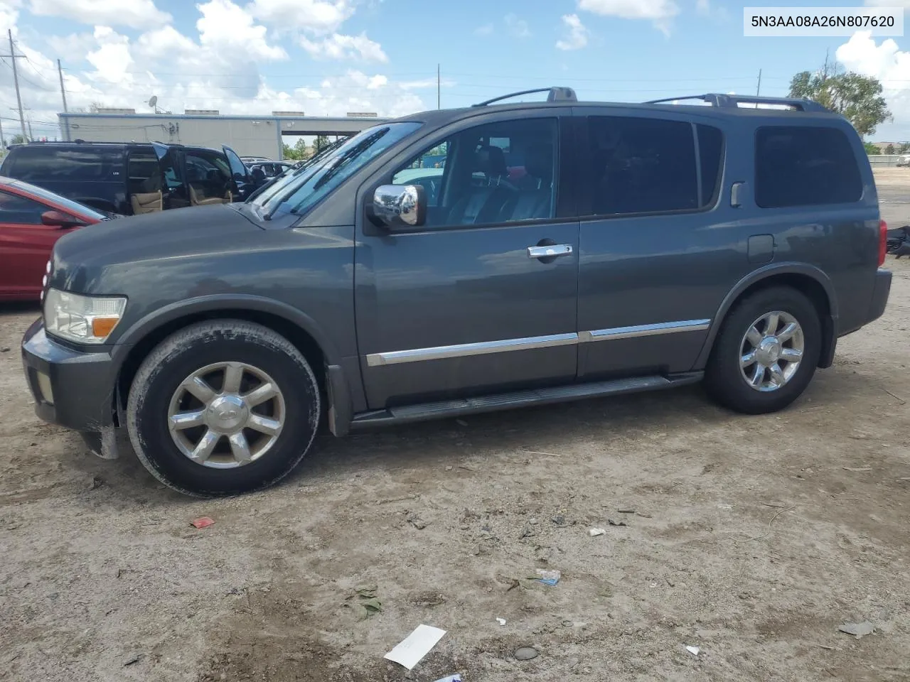 2006 Infiniti Qx56 VIN: 5N3AA08A26N807620 Lot: 66207424