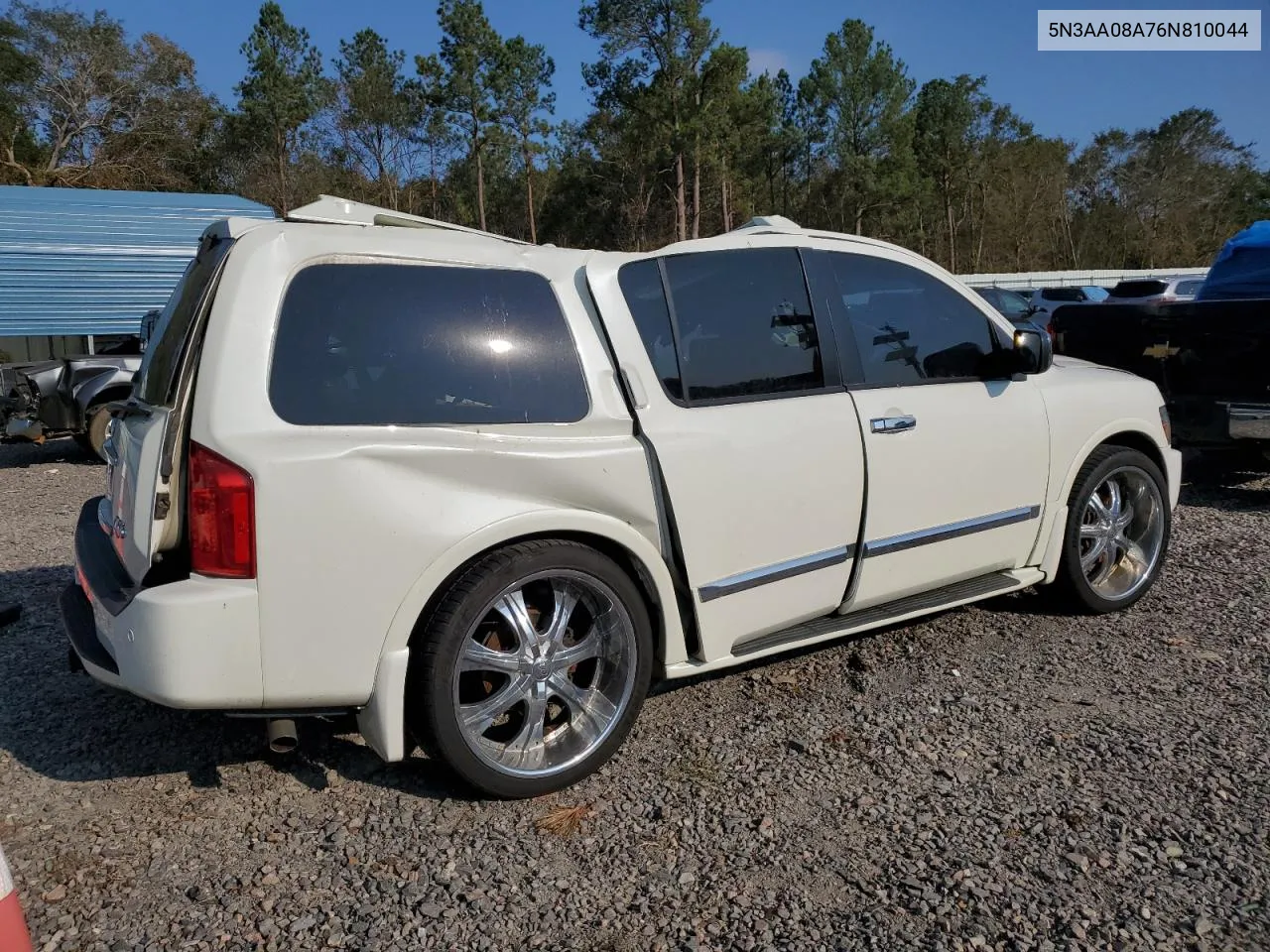 2006 Infiniti Qx56 VIN: 5N3AA08A76N810044 Lot: 74182384