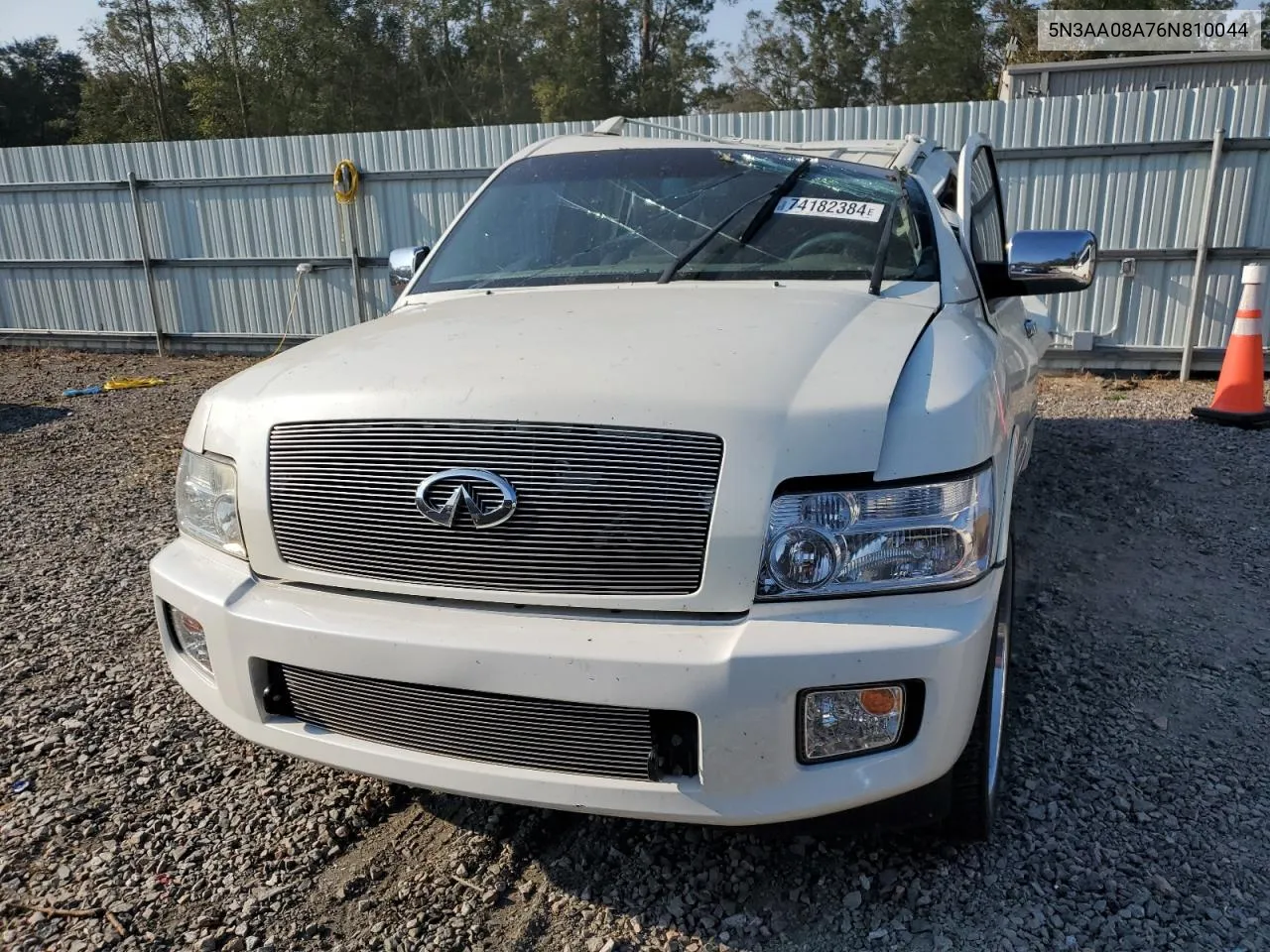 2006 Infiniti Qx56 VIN: 5N3AA08A76N810044 Lot: 74182384