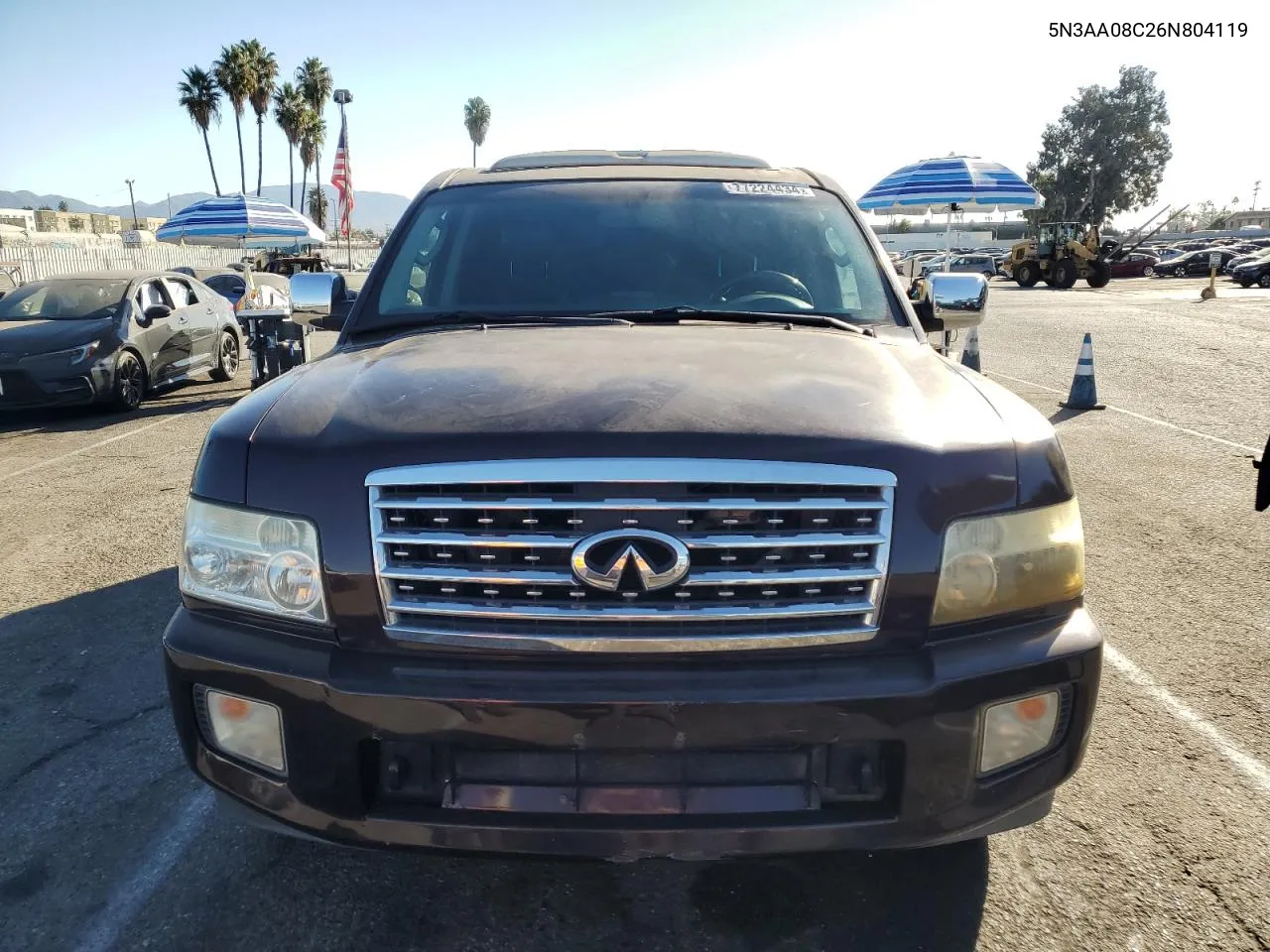 2006 Infiniti Qx56 VIN: 5N3AA08C26N804119 Lot: 77224434