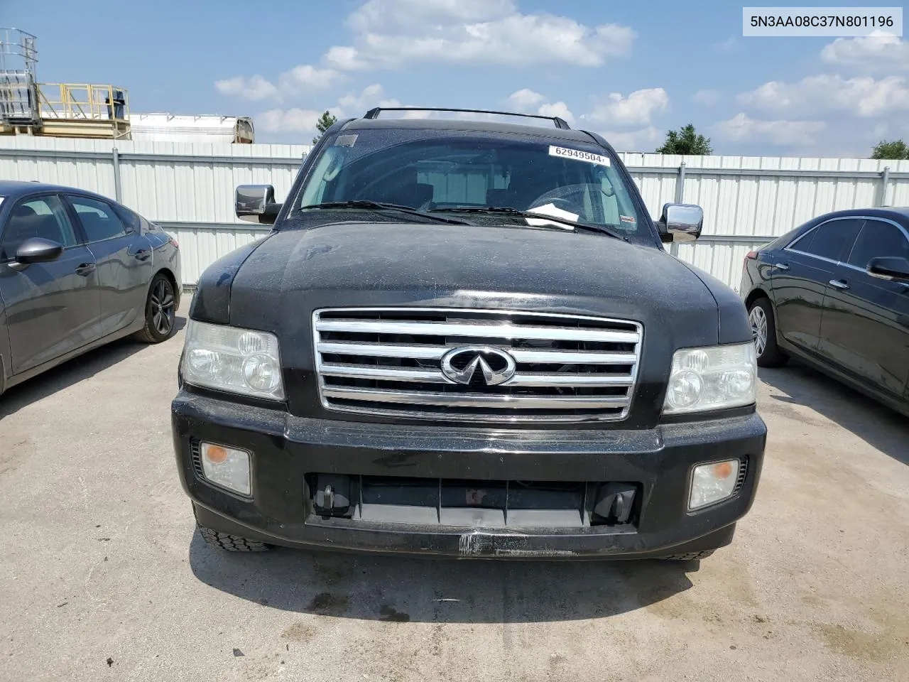 2007 Infiniti Qx56 VIN: 5N3AA08C37N801196 Lot: 62949504