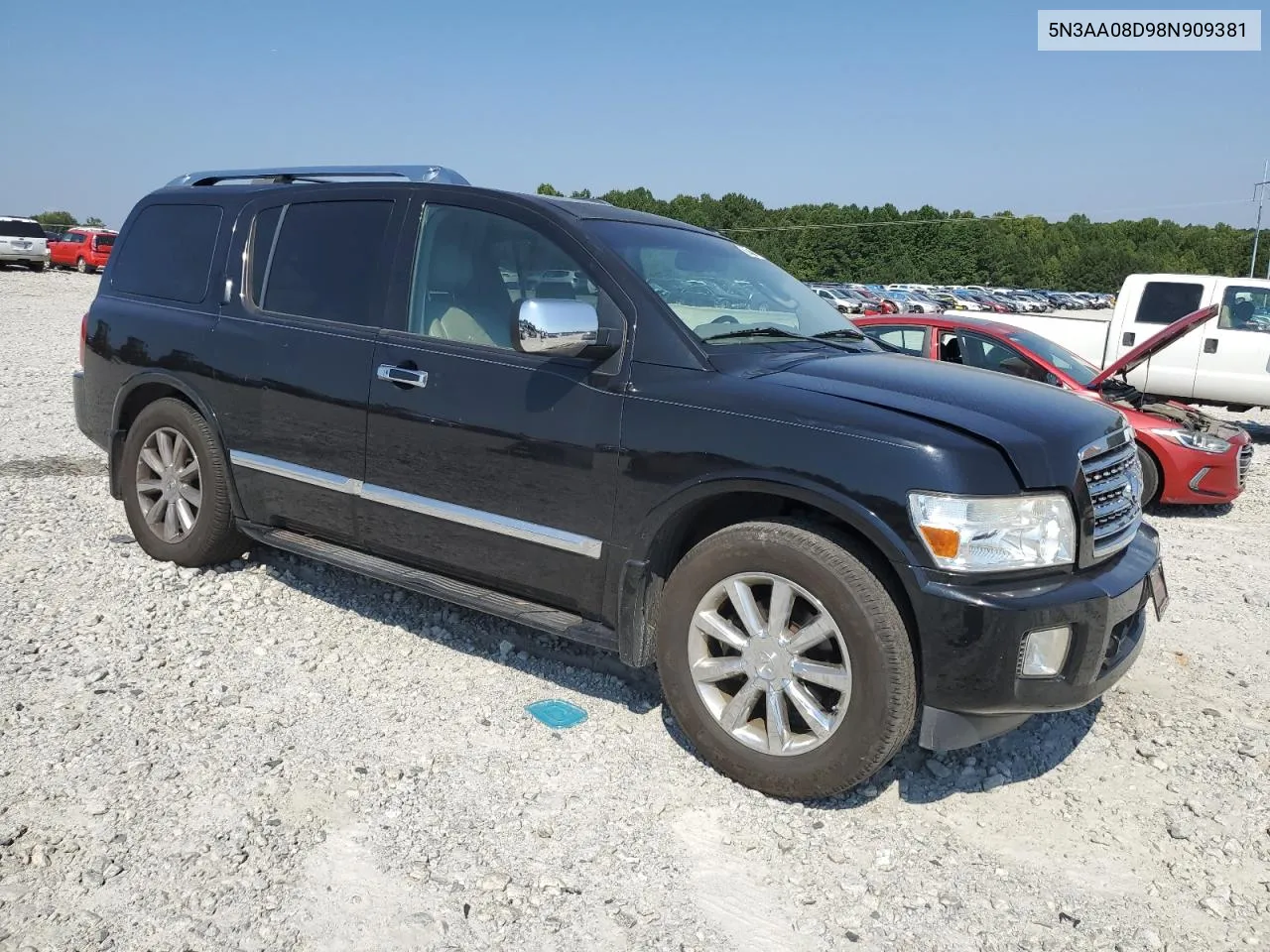 2008 Infiniti Qx56 VIN: 5N3AA08D98N909381 Lot: 69482104