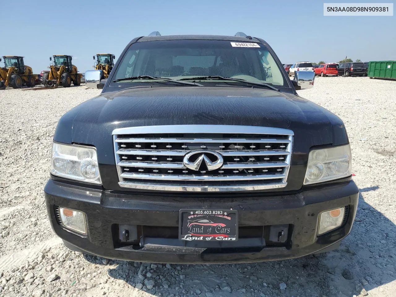 2008 Infiniti Qx56 VIN: 5N3AA08D98N909381 Lot: 69482104